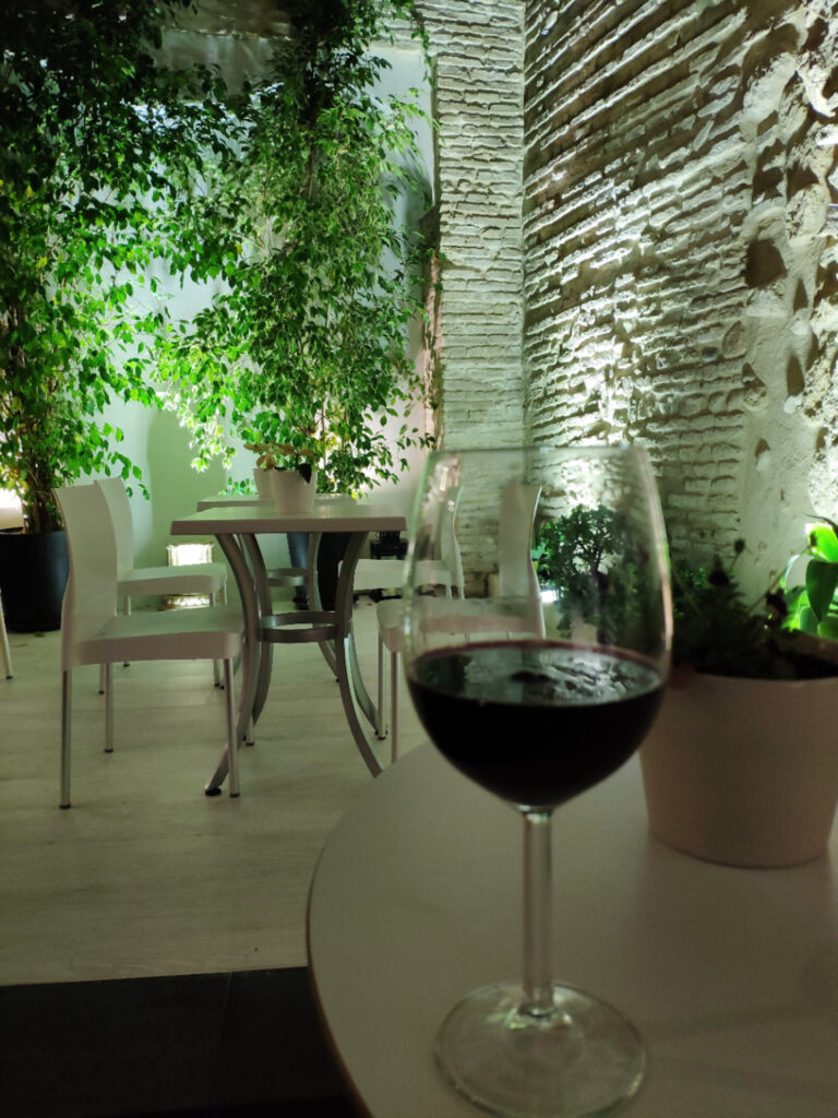 Apartamentos Córdoba Atrium patio vino 203444